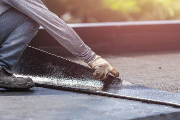 Professional Waterproofing technician working in Portage, OH